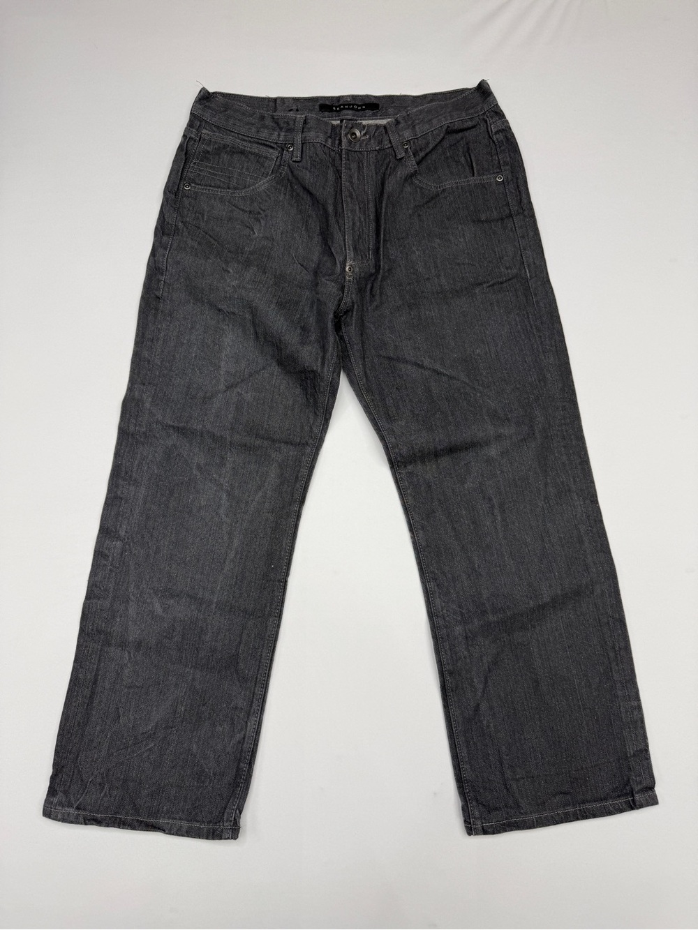 Vintage Sean John Baggy Y2K Black Textured Jeans 36x30